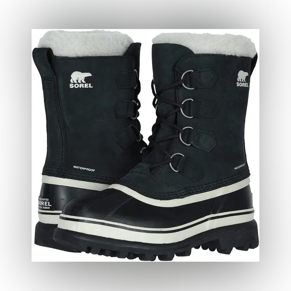 Sorel Black Waterproof Winter Boots